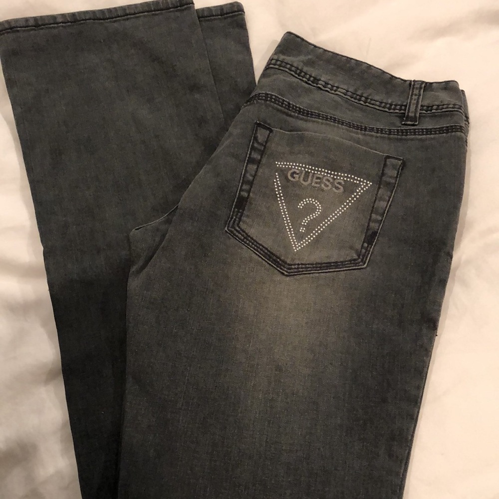 Guess Jeans, dark grey color, size 27